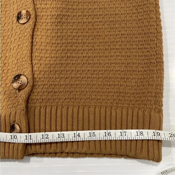 Divine Knits By Judit Hand Knit handmade Cotton cardigan Sweater Size Medium - Picture 8 of 8